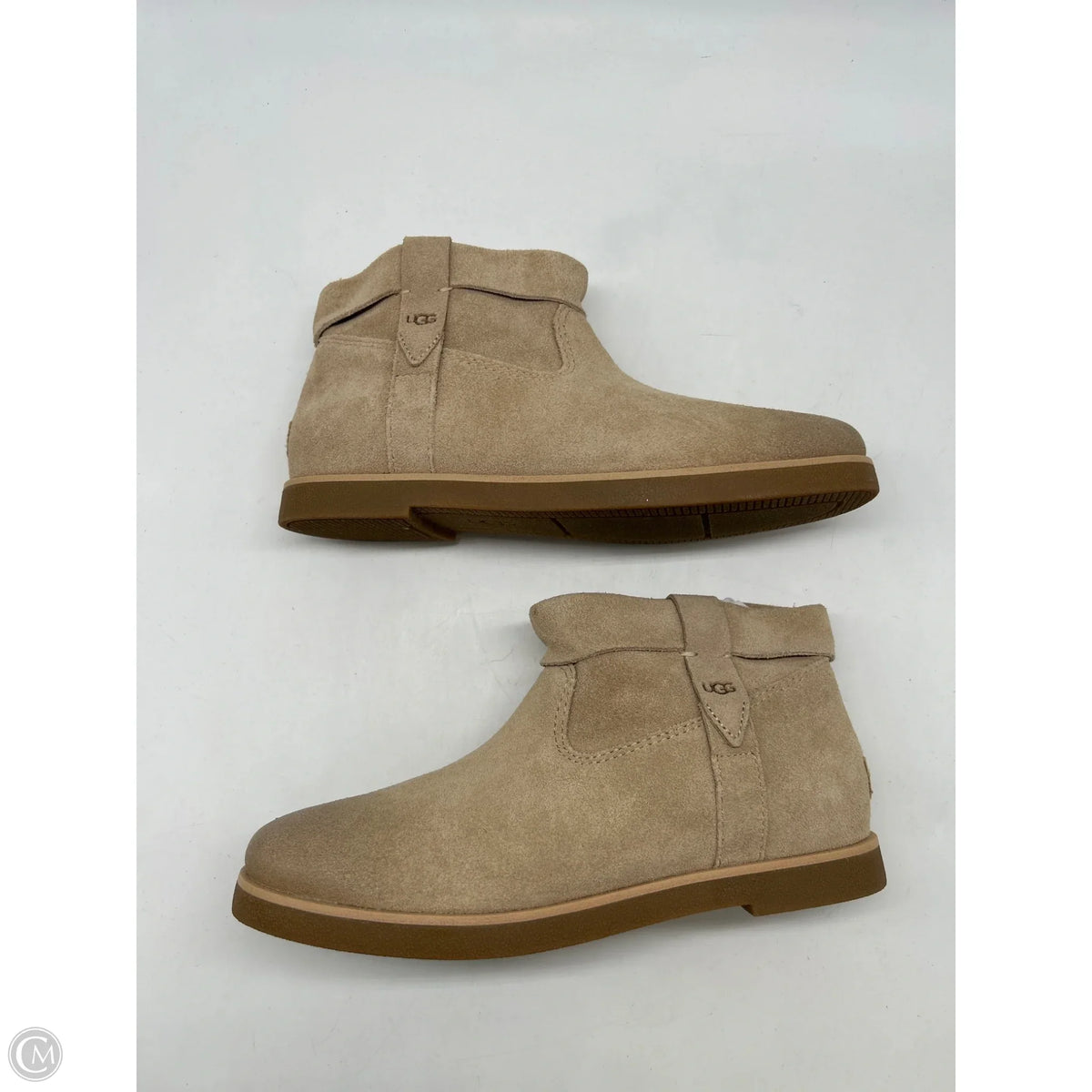 Boots Designer By Ugg In Tan, Size: 6.5