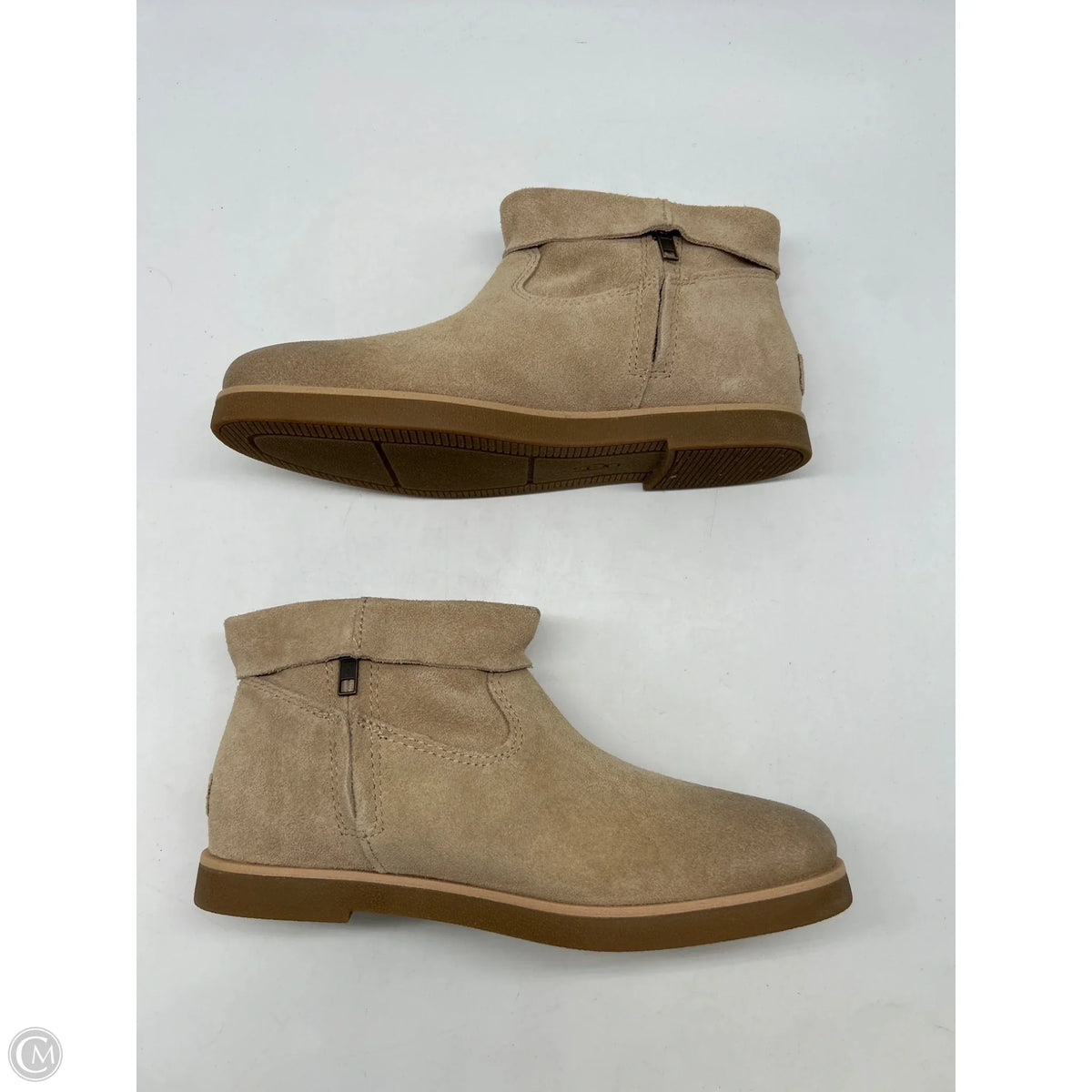 Boots Designer By Ugg In Tan, Size: 6.5