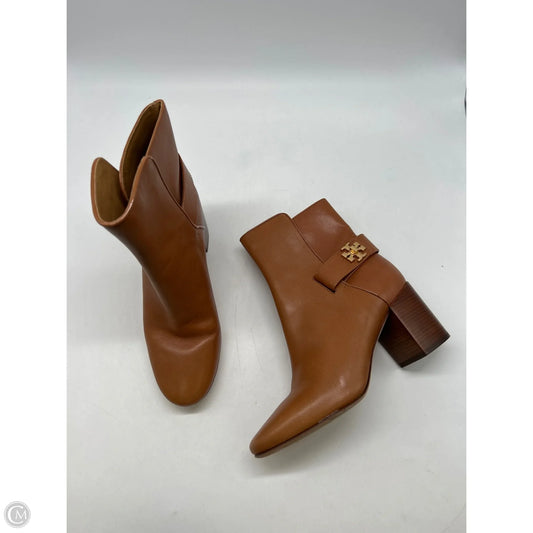 Boots Designer By Tory Burch In Brown, Size: 7