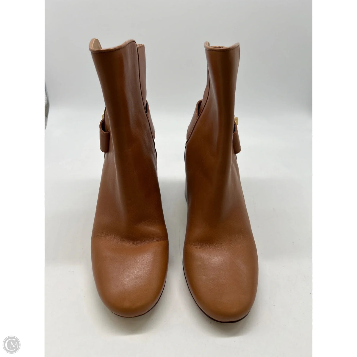 Boots Designer By Tory Burch In Brown, Size: 7