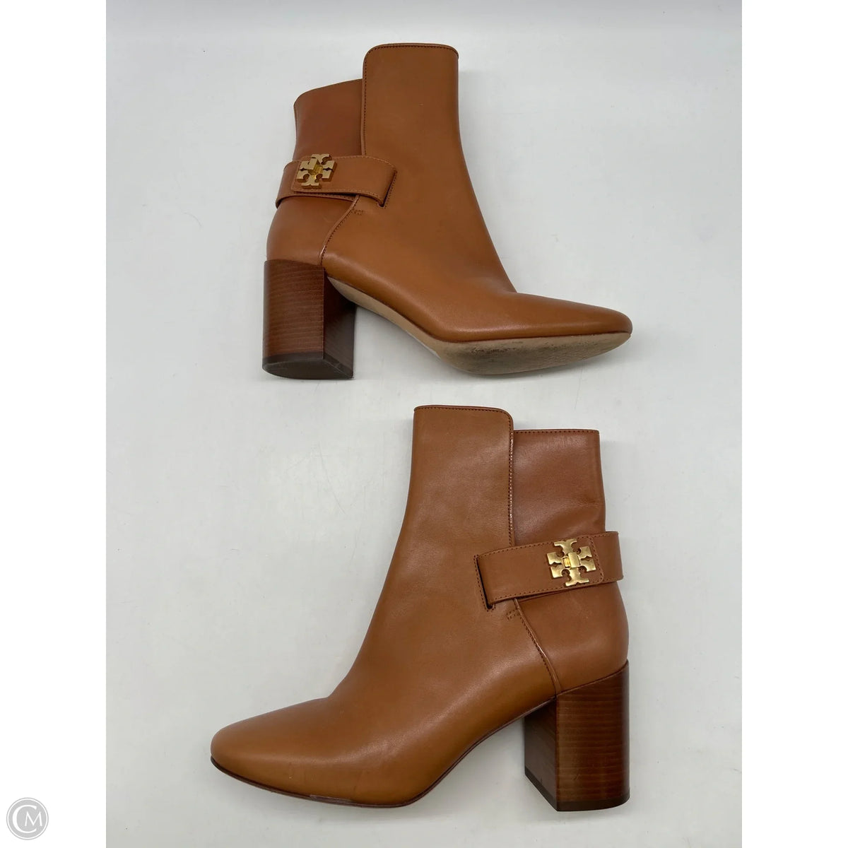 Boots Designer By Tory Burch In Brown, Size: 7