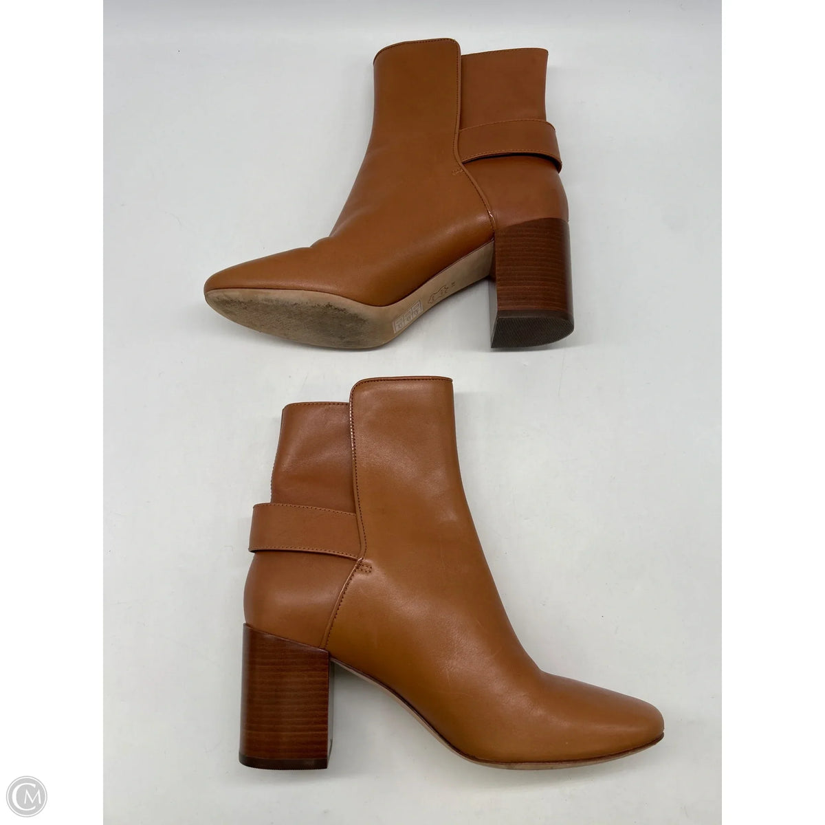 Boots Designer By Tory Burch In Brown, Size: 7