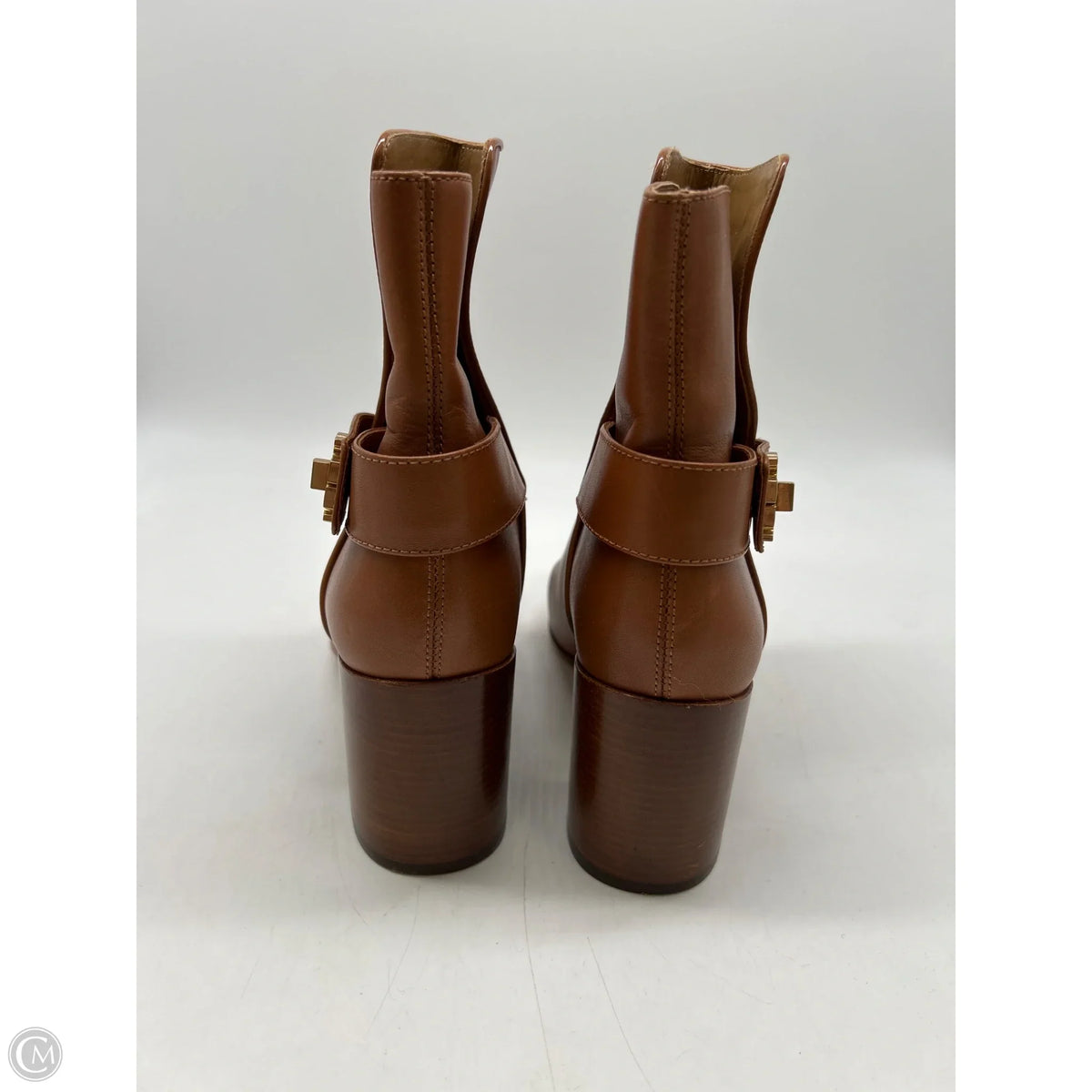 Boots Designer By Tory Burch In Brown, Size: 7