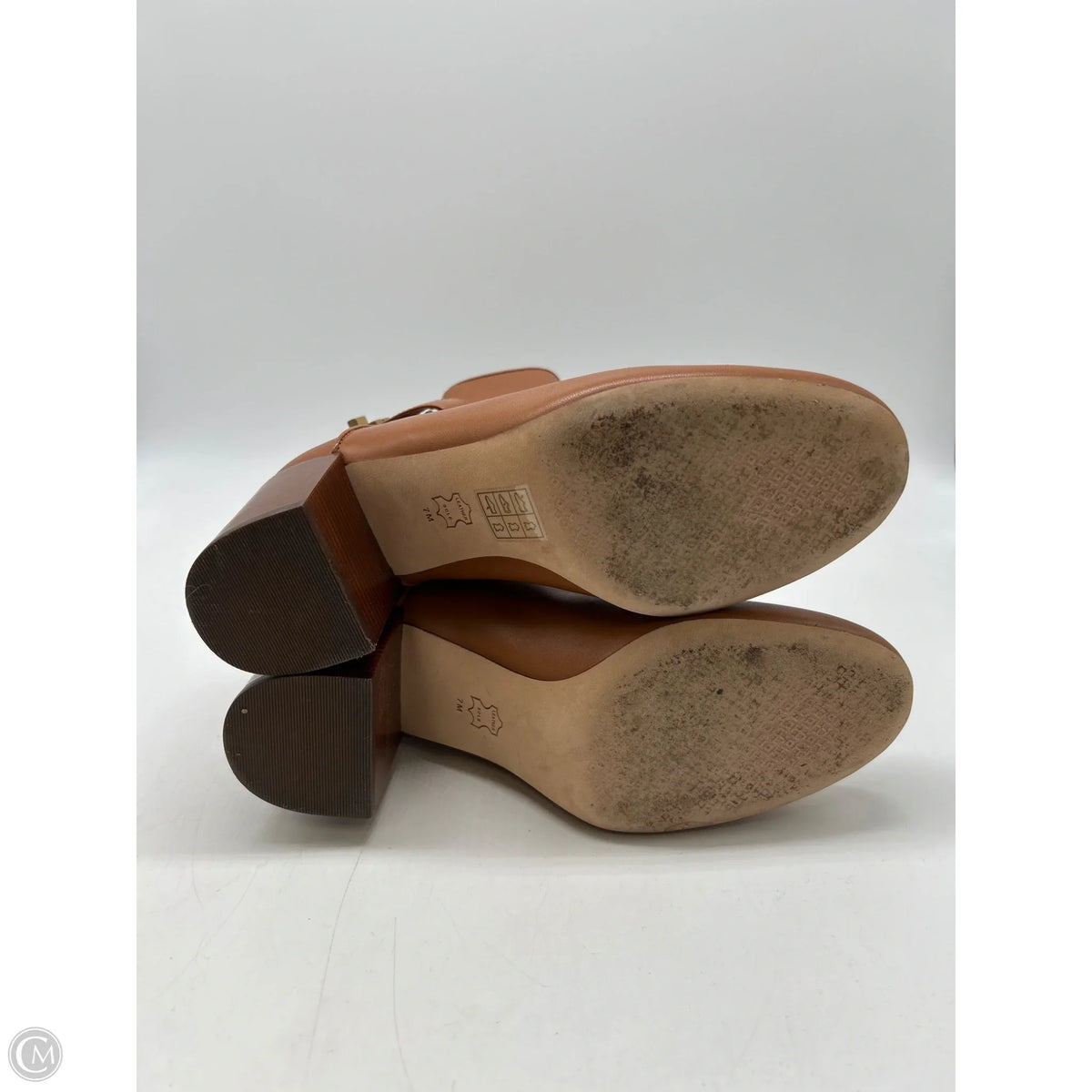 Boots Designer By Tory Burch In Brown, Size: 7