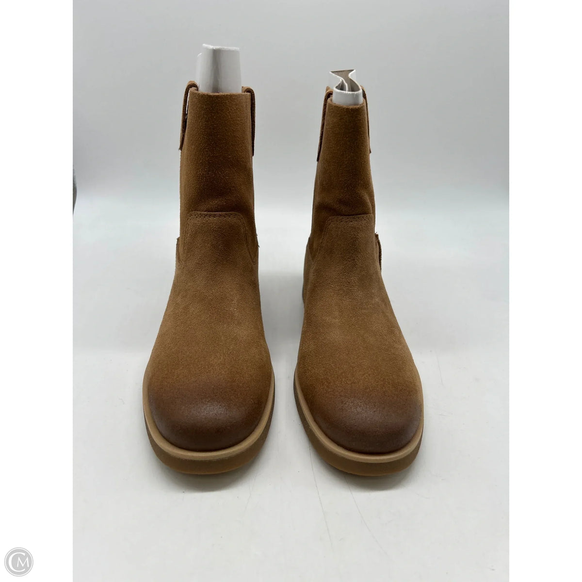 Boots Designer By Ugg In Brown, Size: 6