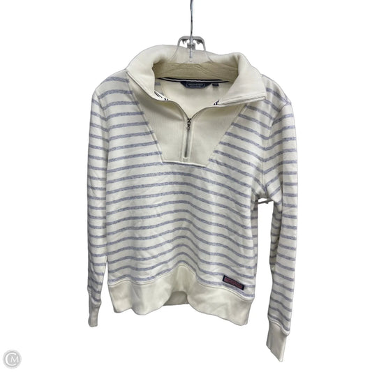 Sweatshirt Collar By Vineyard Vines In Striped Pattern, Size: Xs