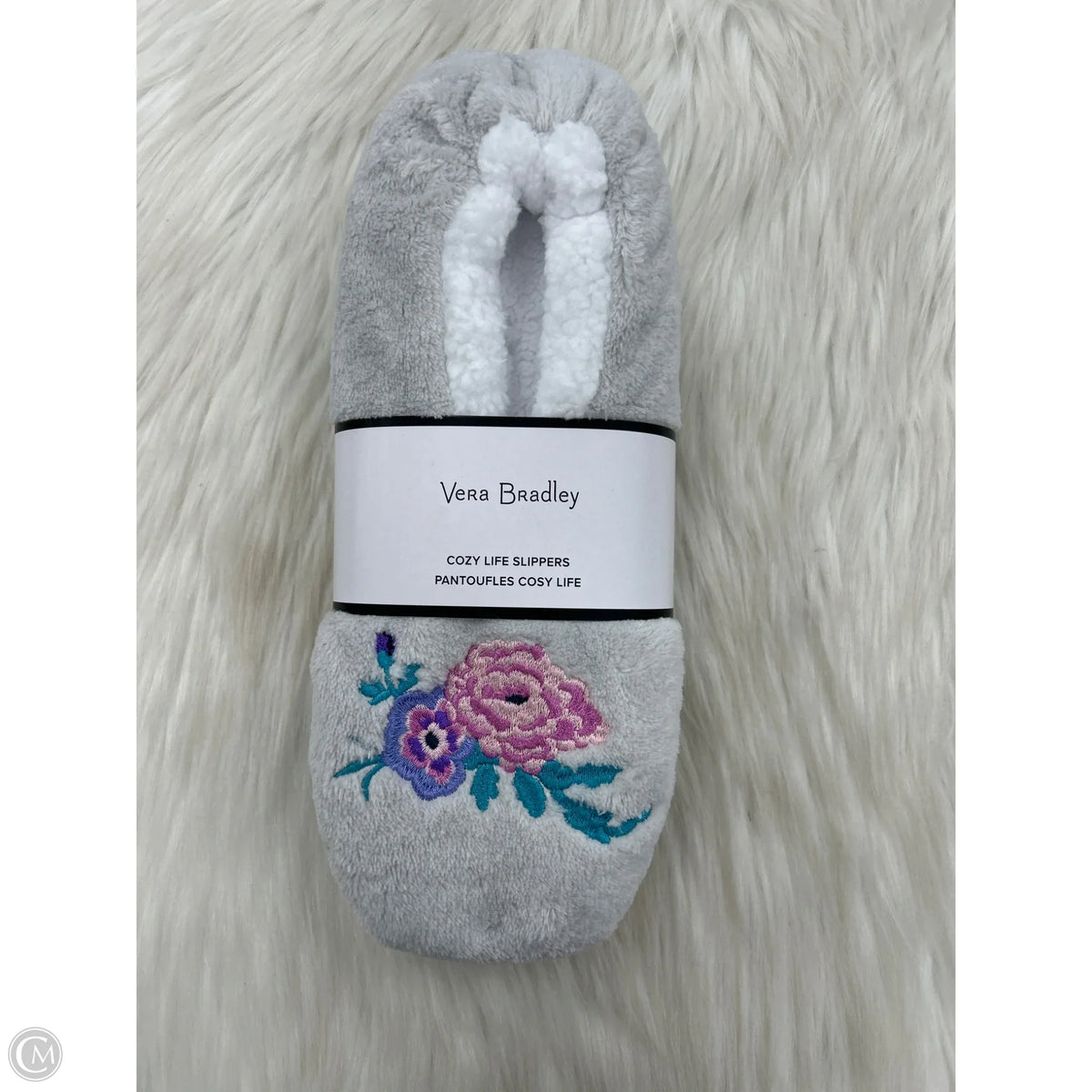 Slippers By Vera Bradley In Grey, Size: