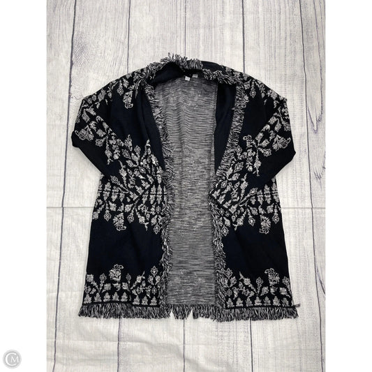 Sweater Cardigan By Chicos In Black, Size: M