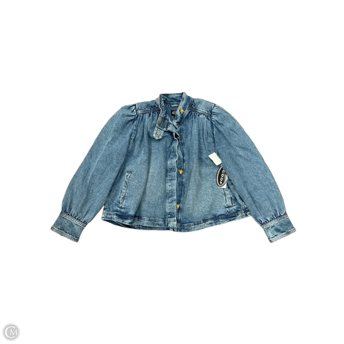 Jacket Denim By Scoop In Blue Denim, Size: M