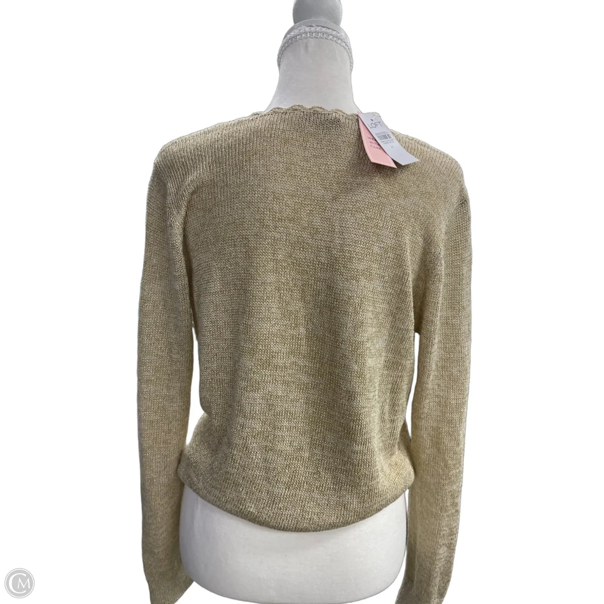 Sweater By Loft In Gold, Size: M