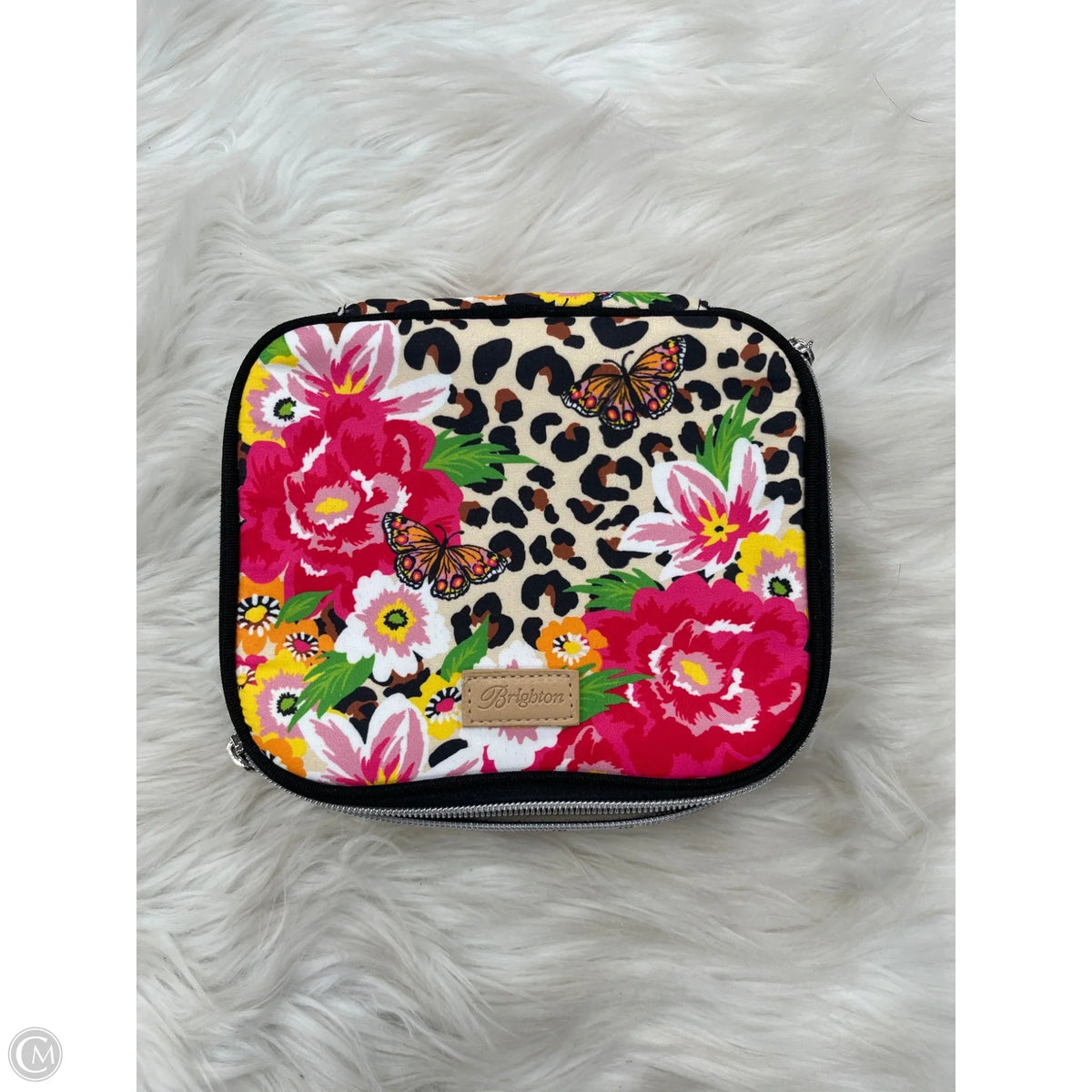 Makeup Bag Designer By Brighton, Size: Medium