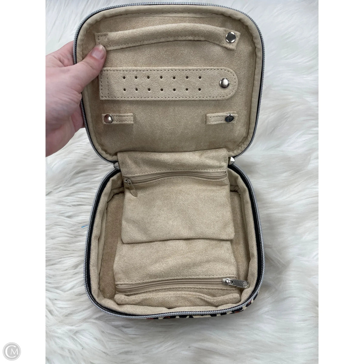Makeup Bag Designer By Brighton, Size: Medium