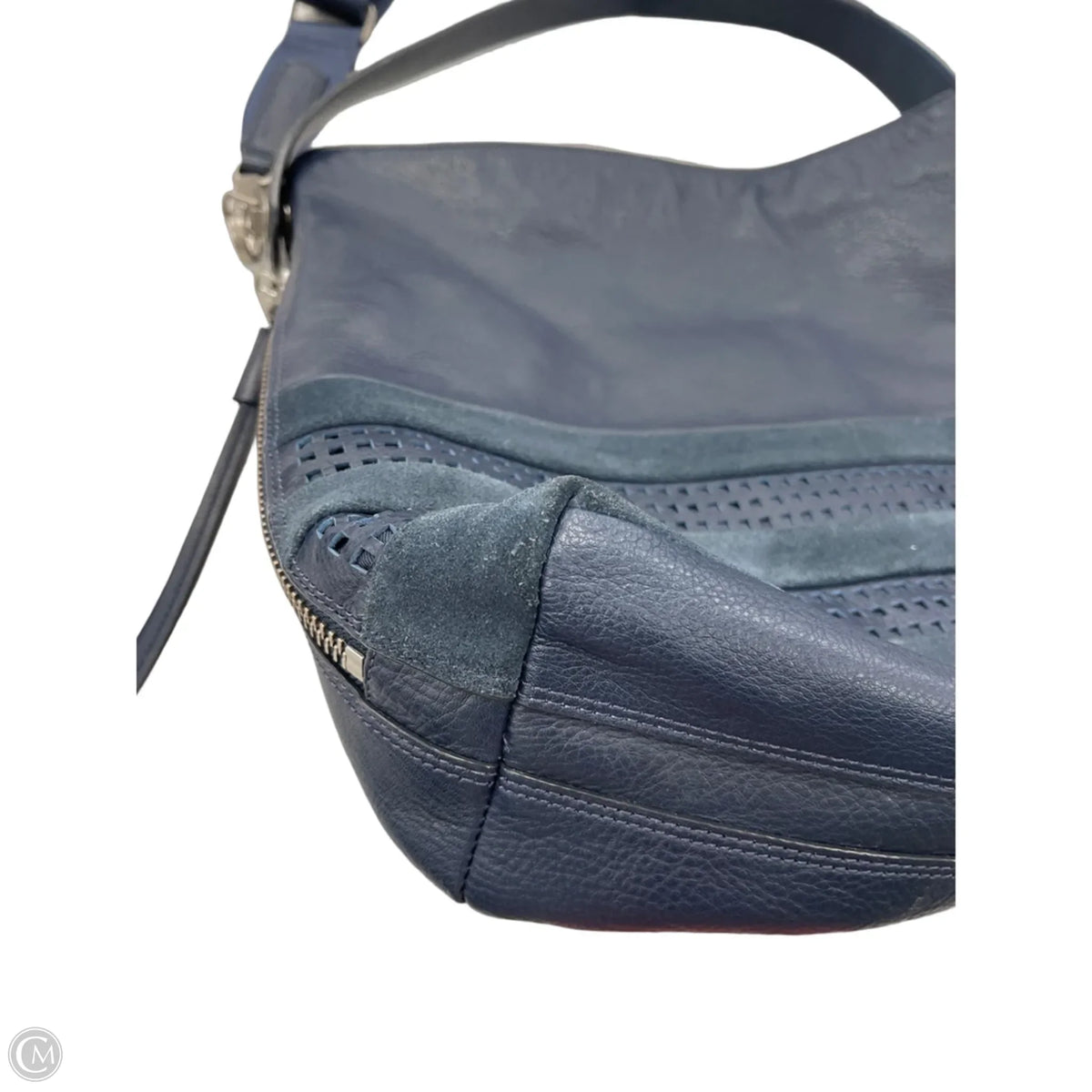 Crossbody Leather By Fossil, Size: Medium