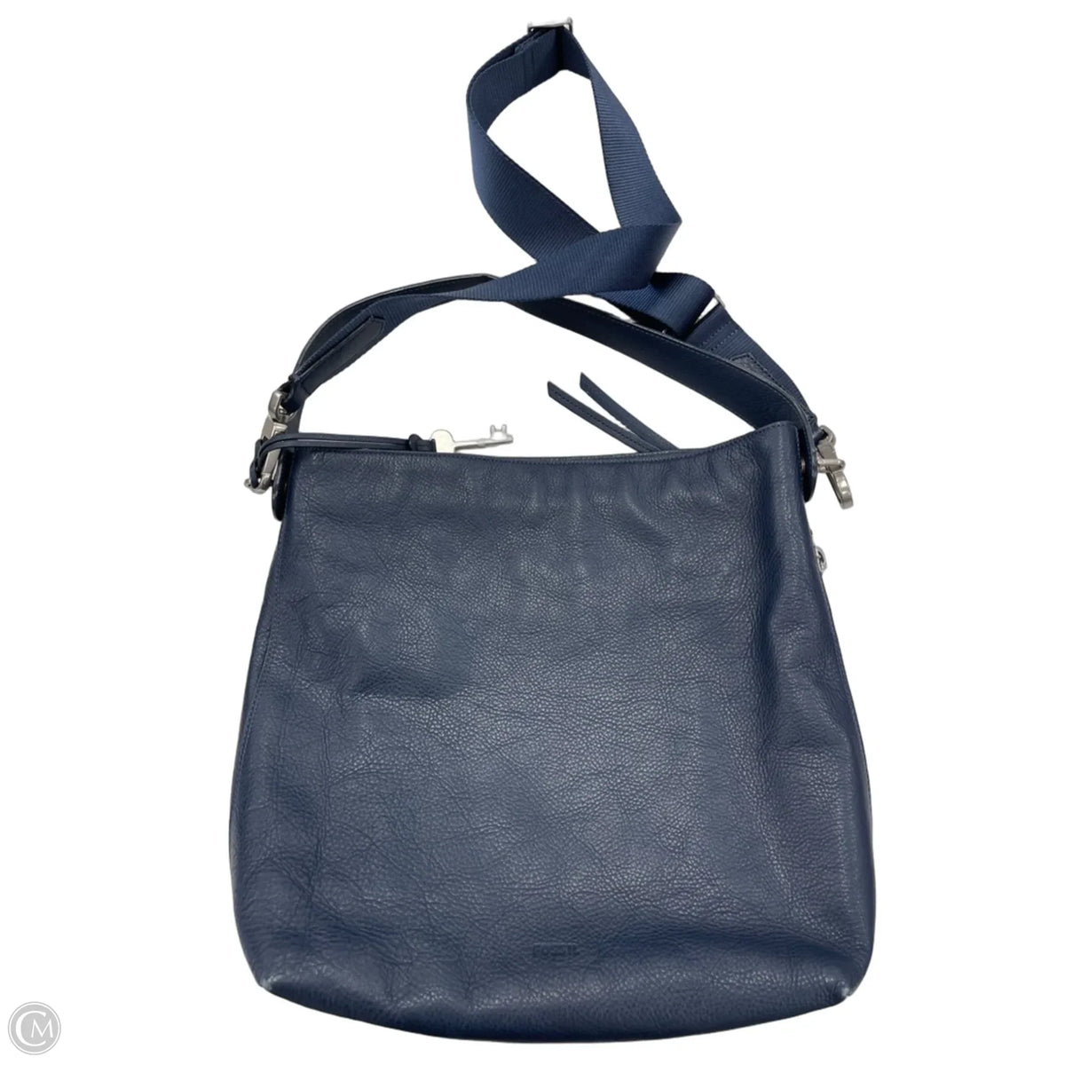 Crossbody Leather By Fossil, Size: Medium