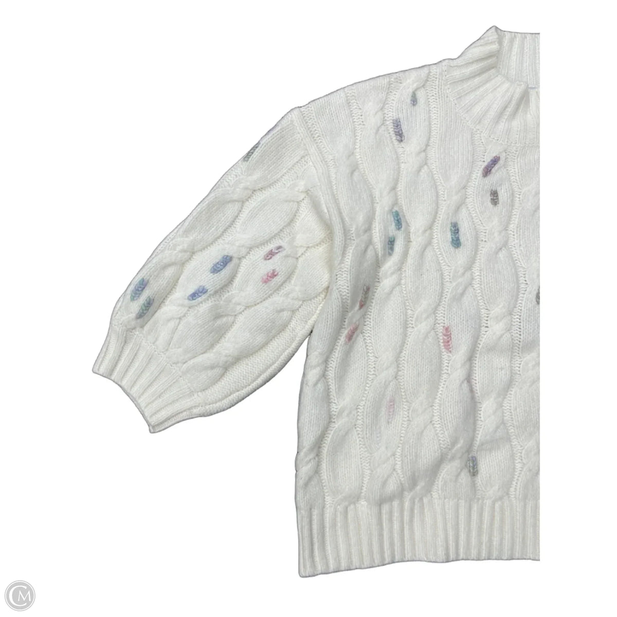 Sweater By 525 In Cream, Size: L