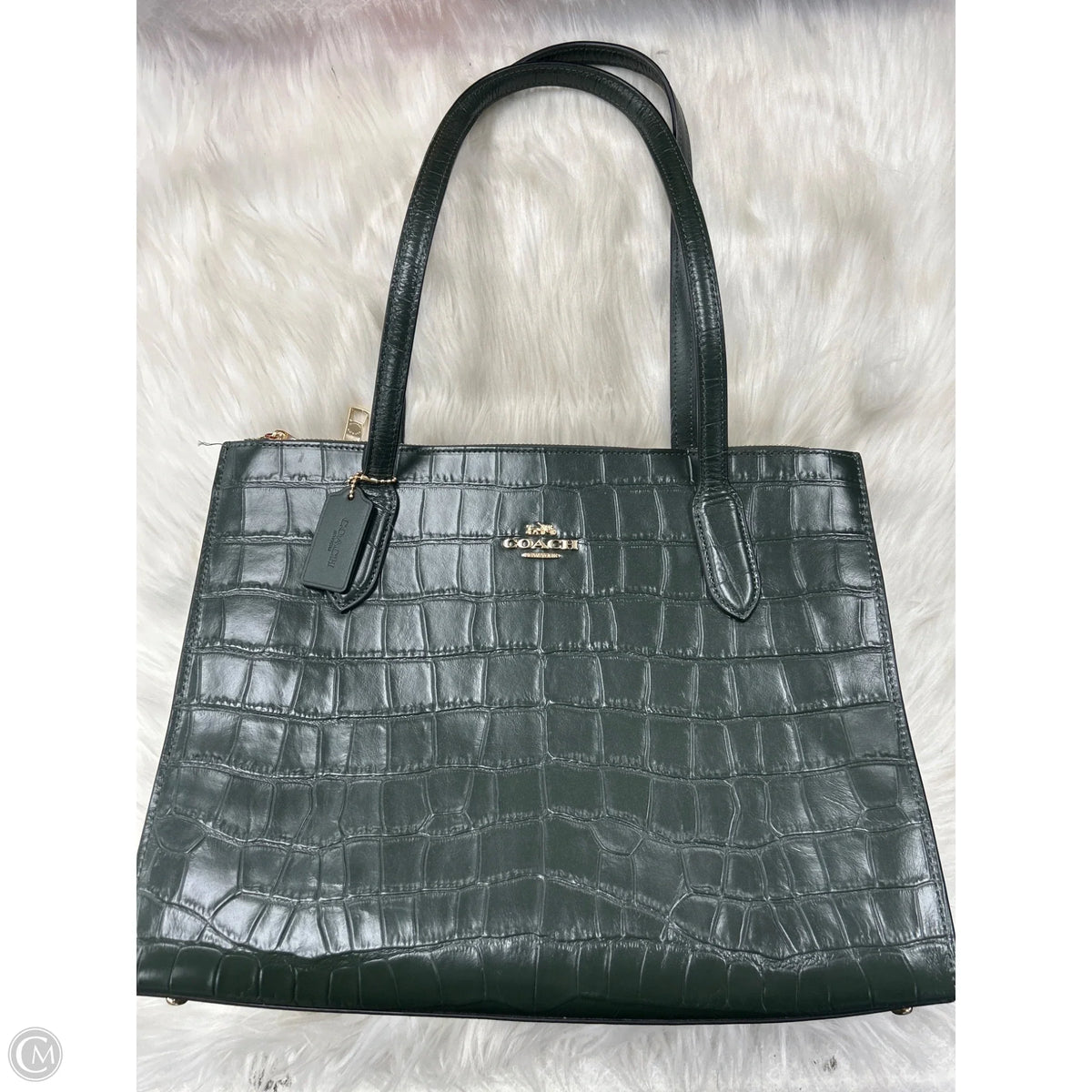 Tote Designer By Coach, Size: Large