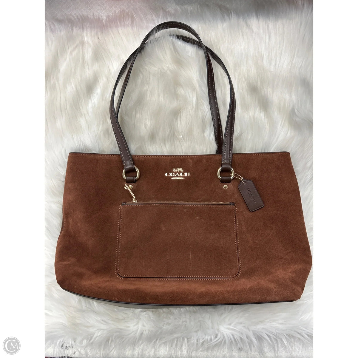 Tote Designer By Coach, Size: Large