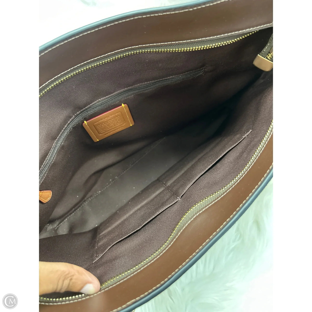 Tote Designer By Coach, Size: Large