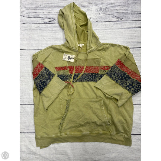Sweatshirt Hoodie By Easel In Green, Size: 2x