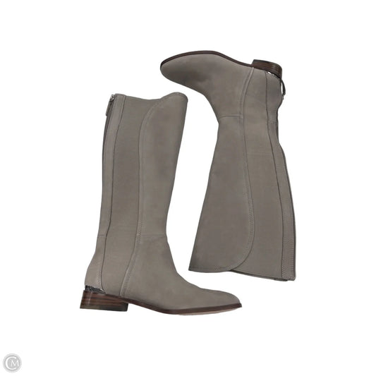 Boots Knee Flats By Louise Et Cie In Grey, Size: 8