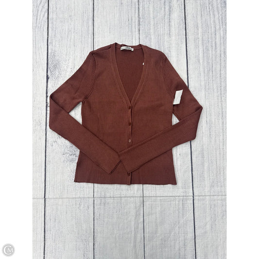 Cardigan By Abercrombie And Fitch In Brown, Size: L