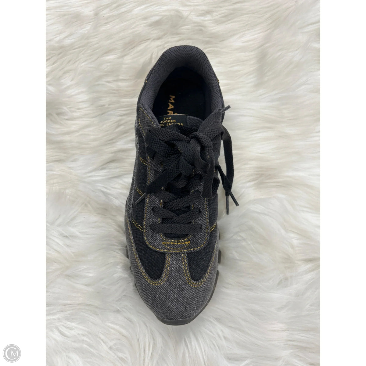 Shoes Luxury Designer By Marc Jacobs In Grey, Size: 7