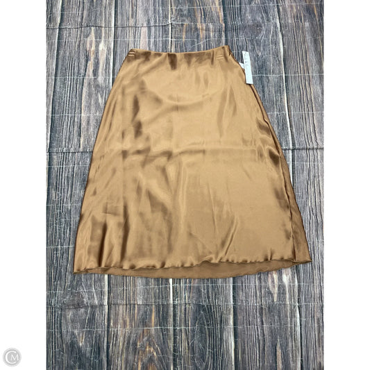 Skirt Midi By Nicole Miller In Brown, Size: M