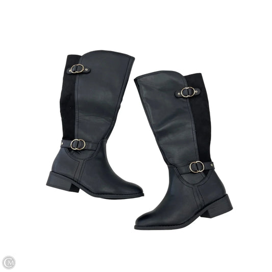 Boots Knee Flats By Karen Scott In Black, Size: 7