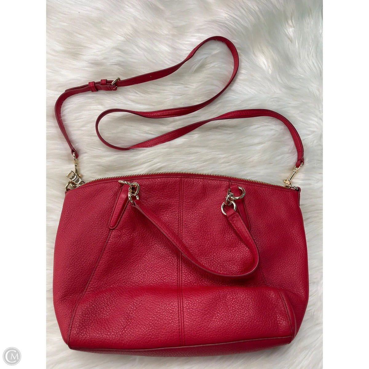 Crossbody Designer By Coach, Size: Small