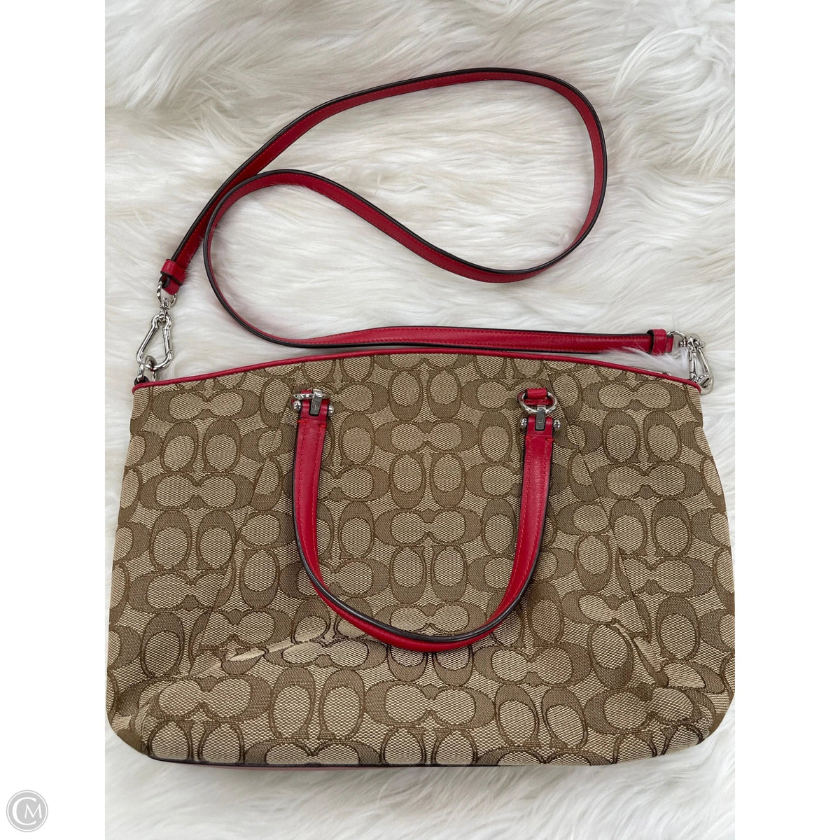 Crossbody Designer By Coach, Size: Small
