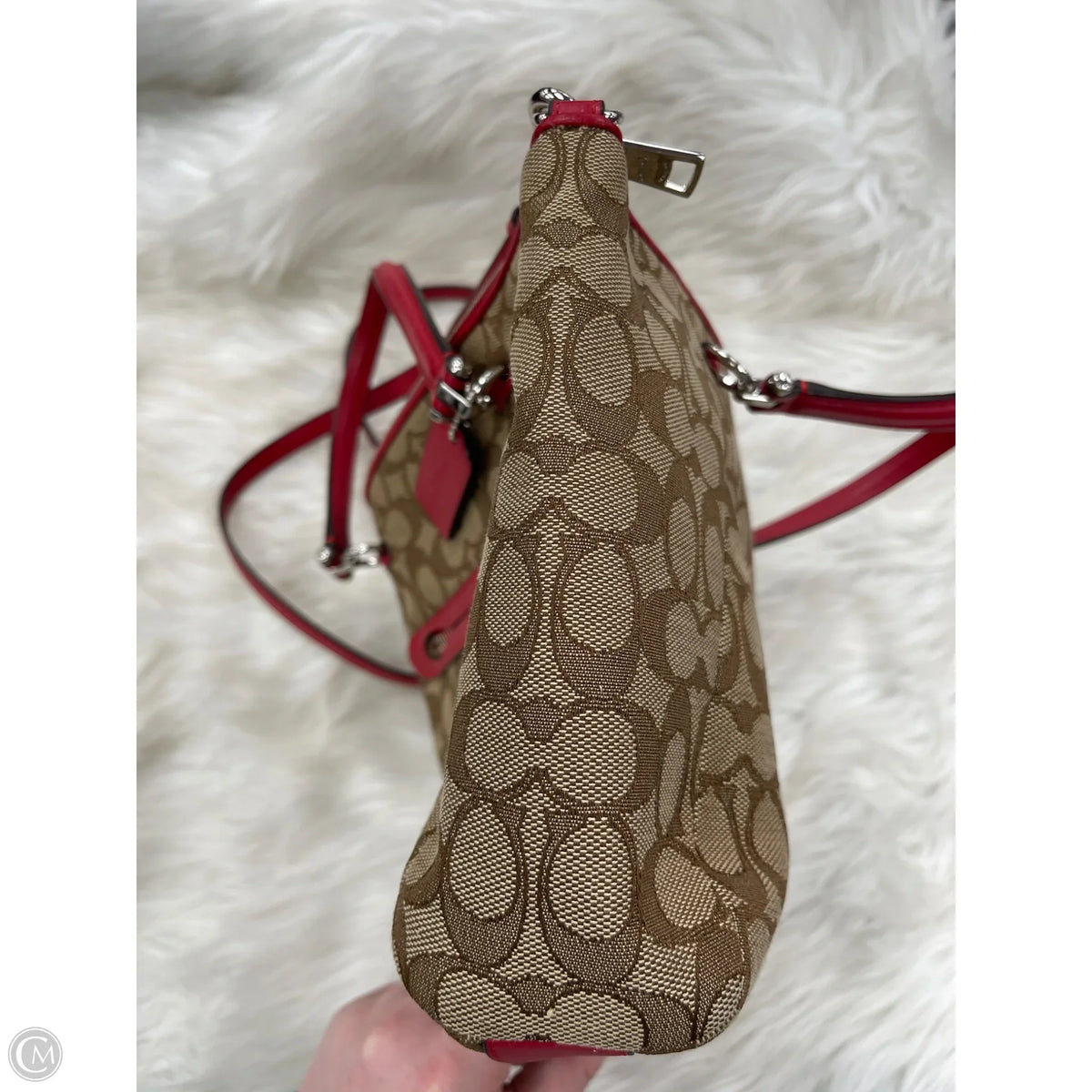 Crossbody Designer By Coach, Size: Small
