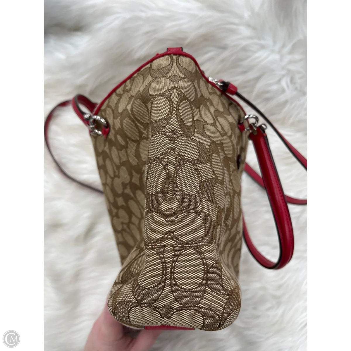 Crossbody Designer By Coach, Size: Small