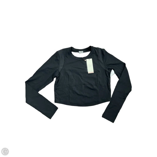 Athletic Top Long Sleeve Crewneck By Calia In Black, Size: L
