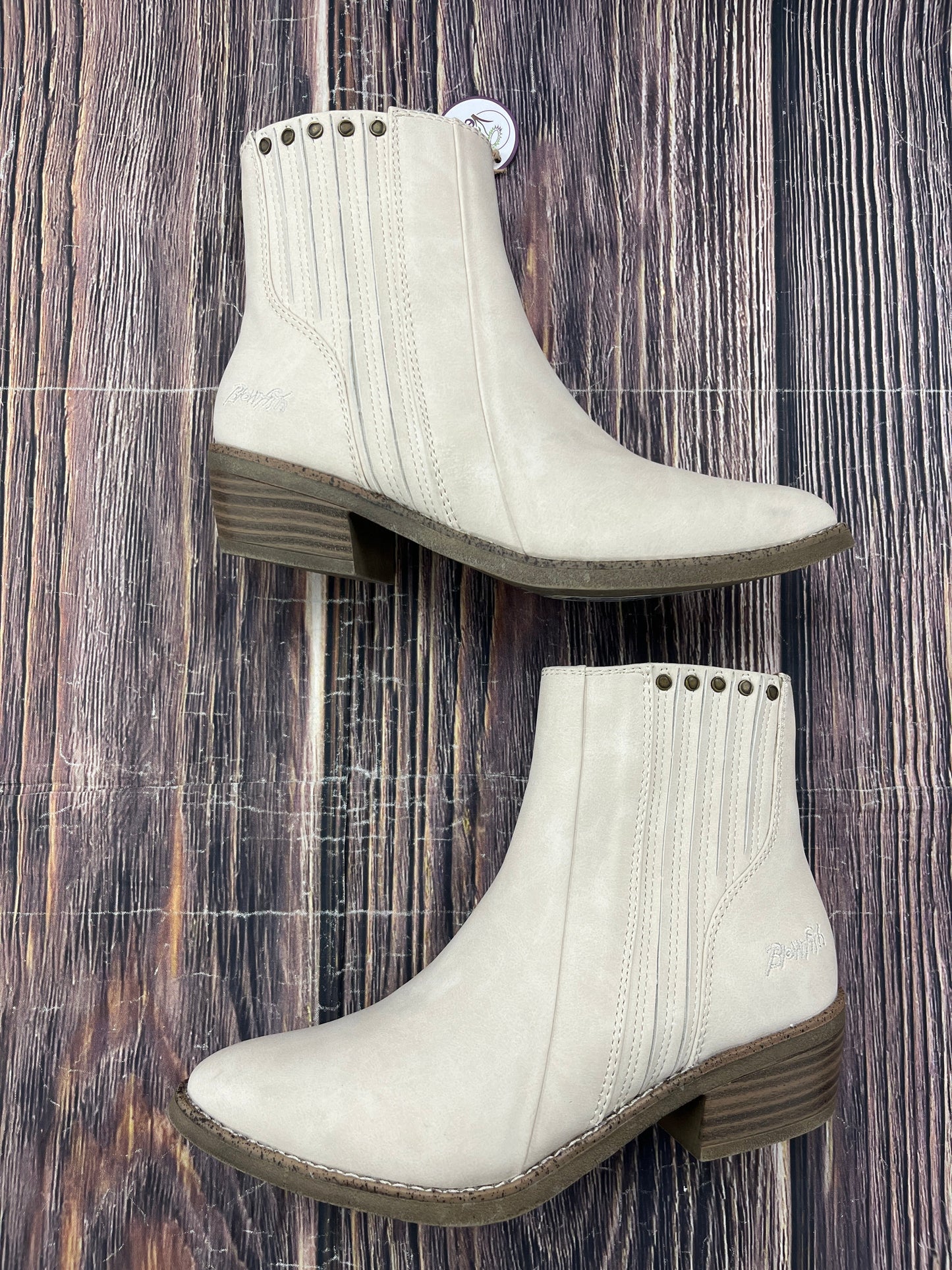 Boots Western By Blowfish In Cream, Size: 7.5