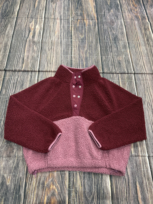 Sweatshirt Collar By Old Navy In Red, Size: Petite  M