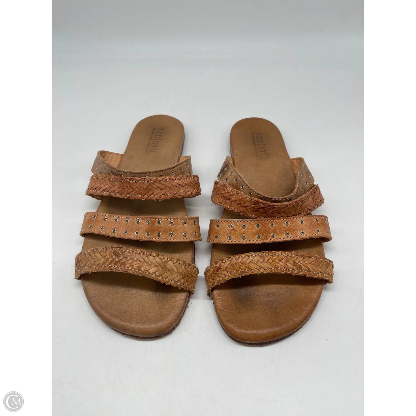 Sandals Flats By Bed Stu In Tan, Size: 10
