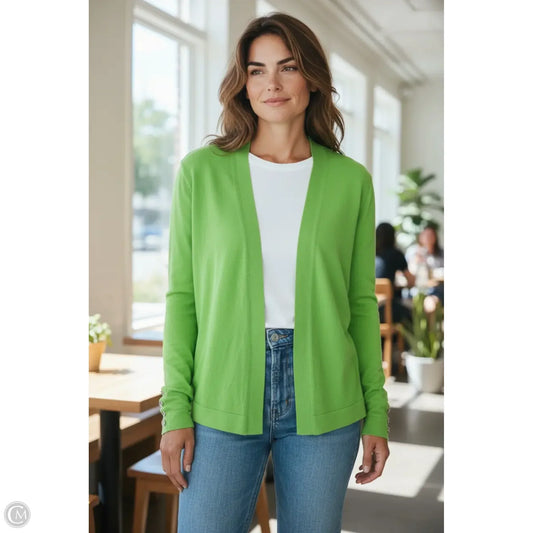 Cardigan By Tommy Hilfiger In Green, Size: L