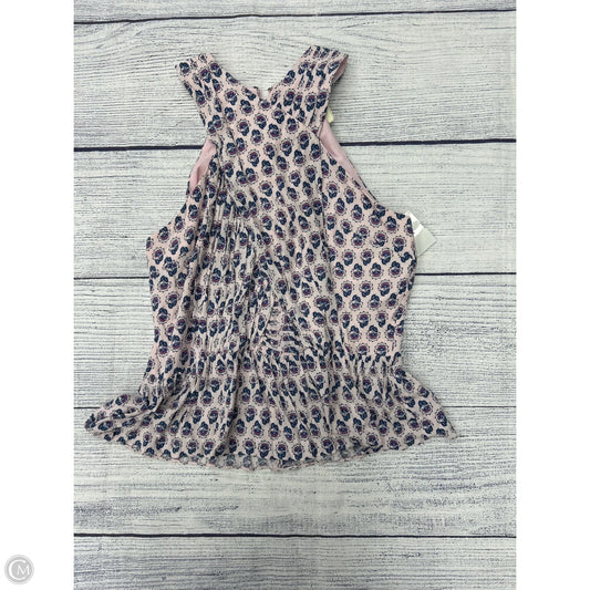 Top Sleeveless By Loft In Pink, Size: M