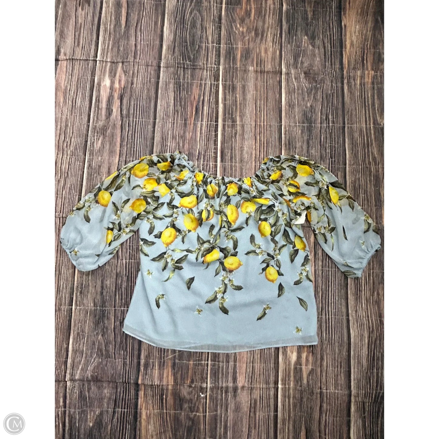 Top Long Sleeve By White House Black Market In Blue, Size: M