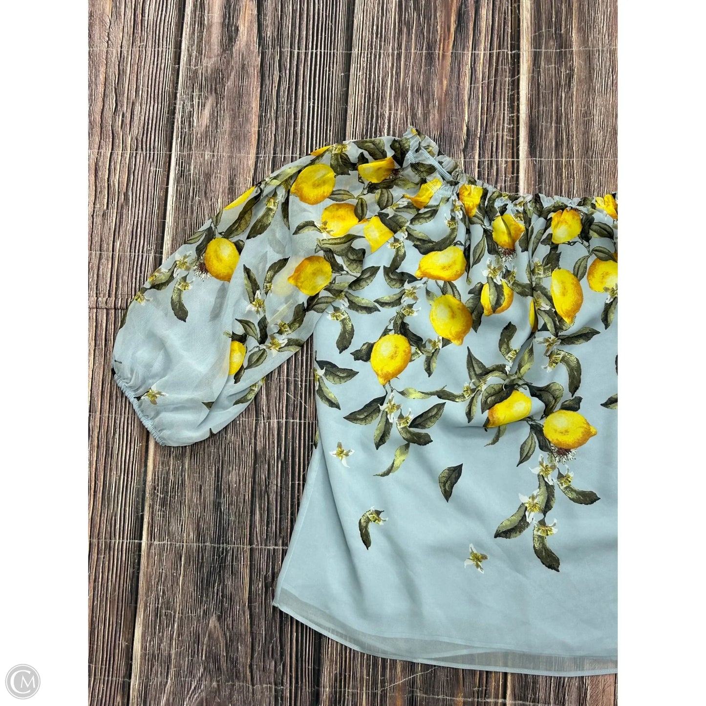 Top Long Sleeve By White House Black Market In Blue, Size: M