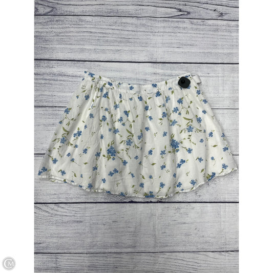 Skirt Mini & Short By Abound In White, Size: 1x
