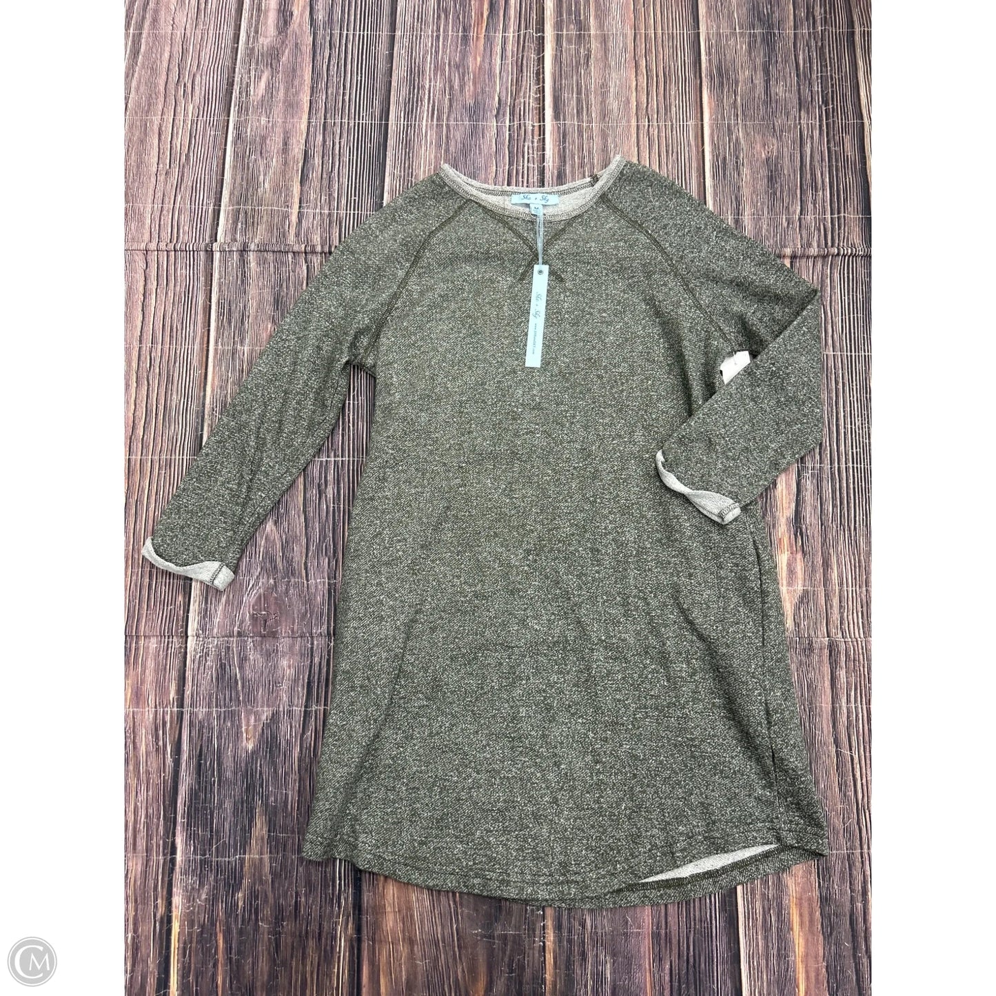 Dress Casual Short By She + Sky In Grey, Size: M