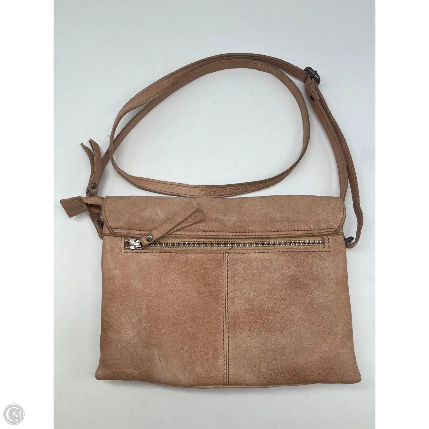 Crossbody Leather By Clothes Mentor, Size: Medium