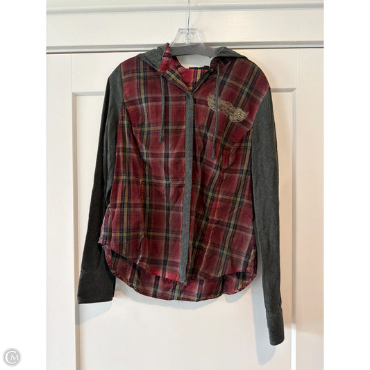 Top Long Sleeve By Harley Davidson In Red, Size: L
