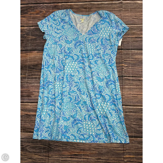 Dress Designer By Lilly Pulitzer In Blue, Size: 1x