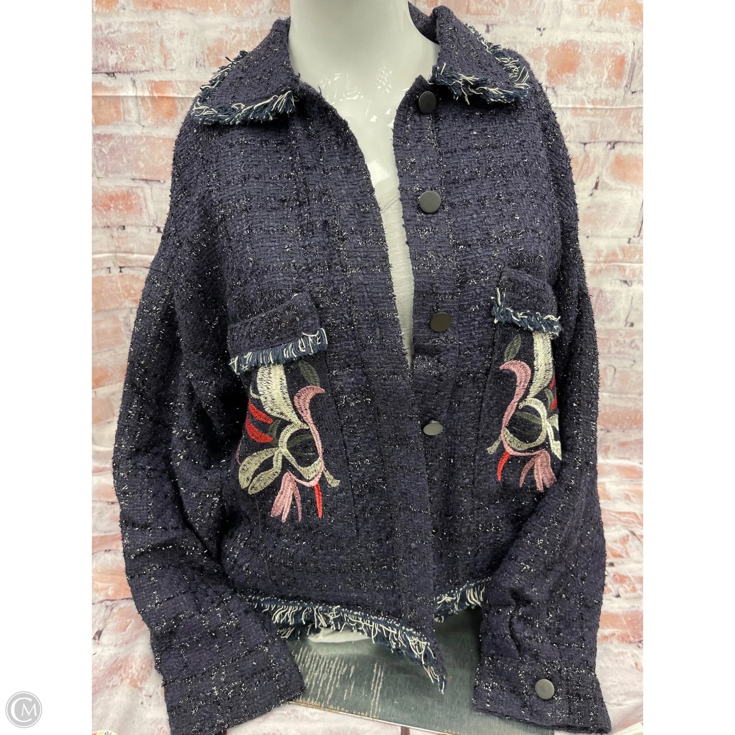 Jacket Other By Clothes Mentor In Blue, Size: M