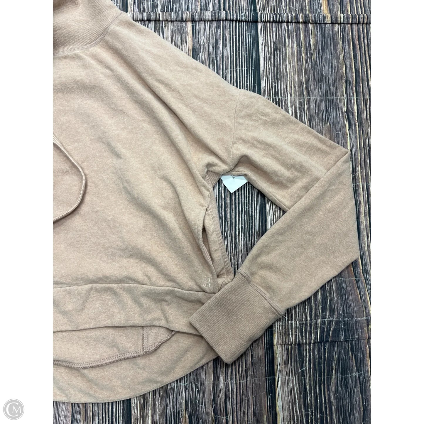 Athletic Sweatshirt Hoodie By Sweaty Betty In Tan, Size: Xs