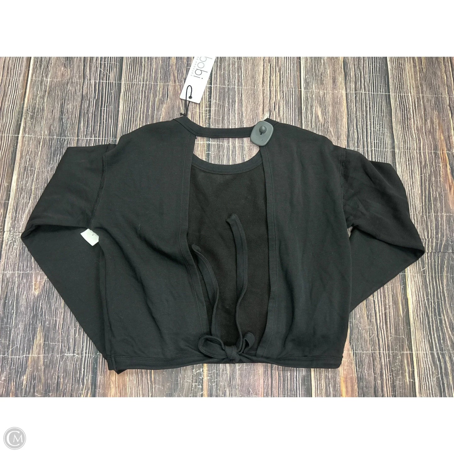 Top Long Sleeve By Bobi In Black, Size: S