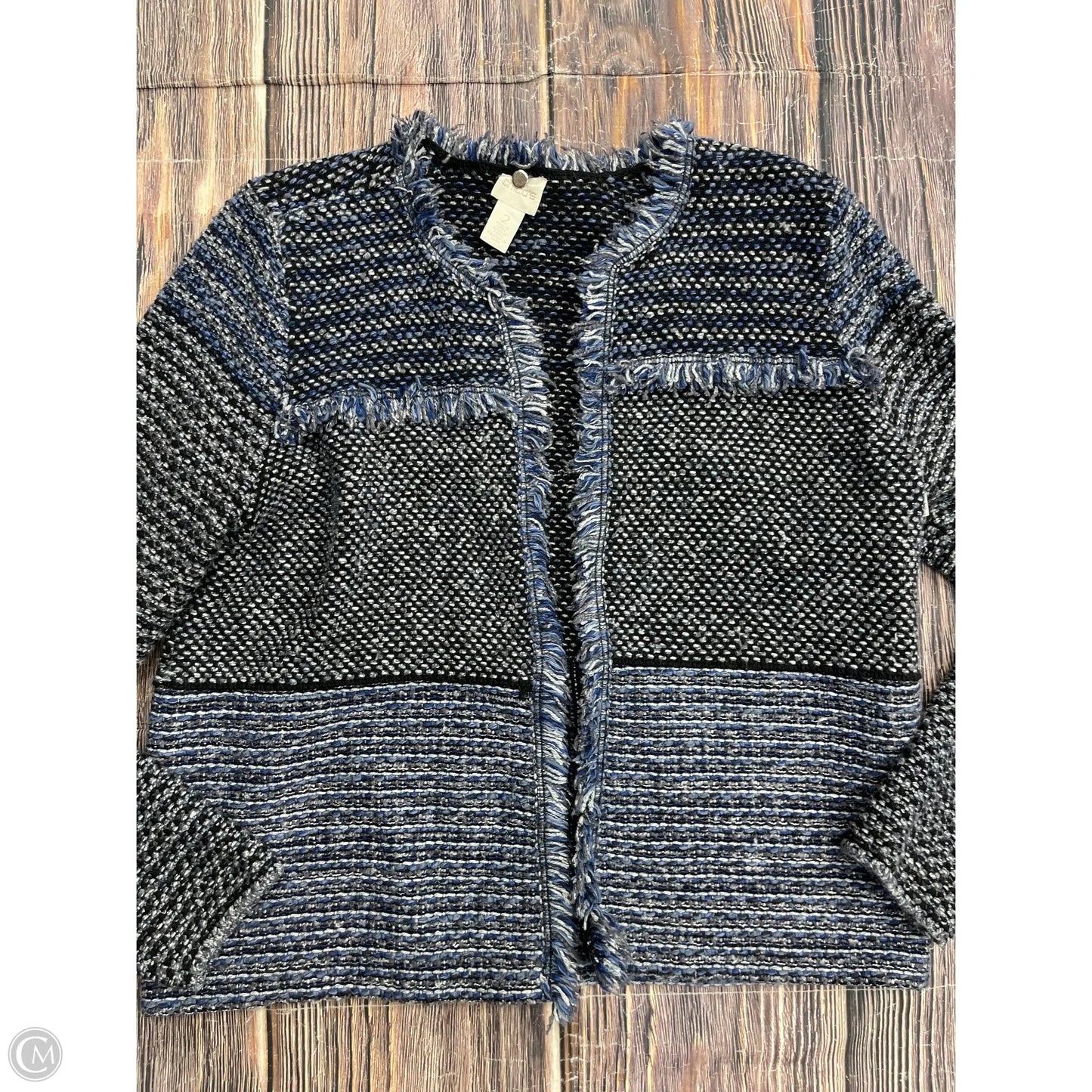 Cardigan By Chicos In Blue, Size: L