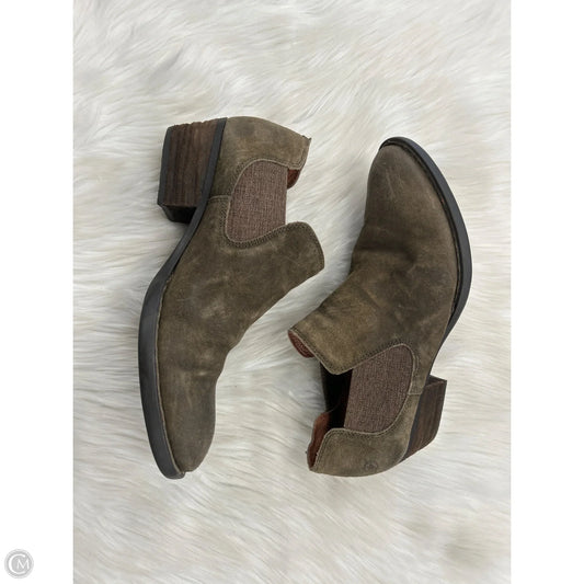 Boots Ankle Heels By Born In Green, Size: 10